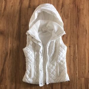 Coalition XS Quilted Fur-Lined Hooded Vest